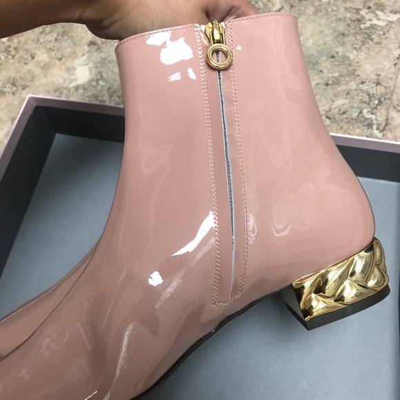 Clearance! NIB L’autre Chose Ankle Boots Patent leather 37/37.5 - Picture 5 of 7